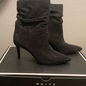 Jewel encrusted boots